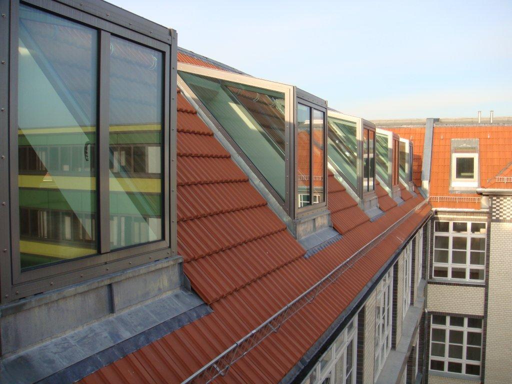 glass dormer attic