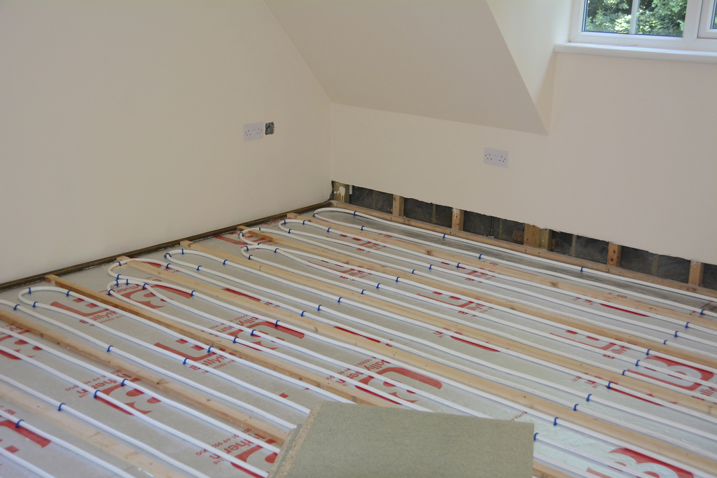 underfloor heating installation