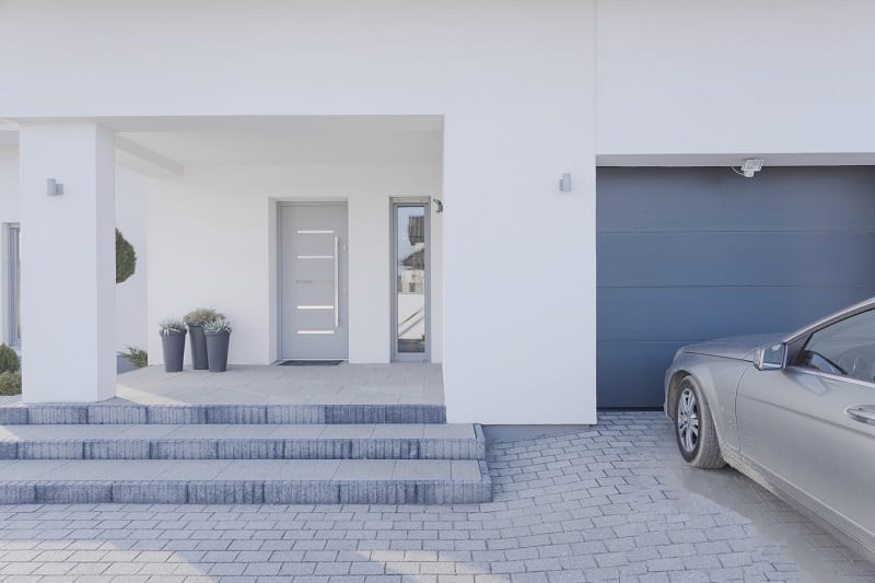 Plastic garage door