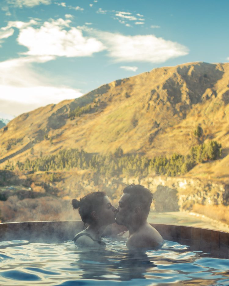 Wood-fired hot tub