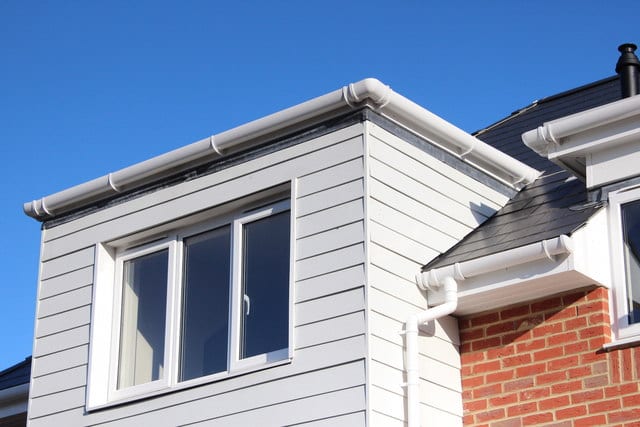 wooden dormer window